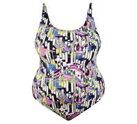 Arena Women's Bodylift Swimsuit Carolina U Bac Black Multi Talla: 2X | Bañadores Outlet | Mujer | Negro