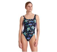 Arena Women's Fun Planet Swimsuit U Back Black Multi Talla: S | Outlet | Mujer | Negro