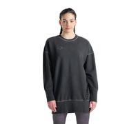 Arena Women's Icons Oversize Crew Delave Black White Talla: L | Sudaderas con Capucha Outlet | Mujer | Negro