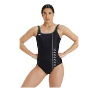 Arena Women's Icons Swimsuit U Back Logo Black-asphalt Talla: 42 | Bañadores Outlet | Mujer | Negro