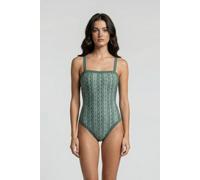 Arena Women's Monogram Swimsuit U Back Sage Multi-sage Talla: S | Bañadores Outlet | Mujer | Verde