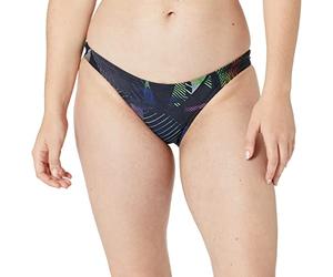 Arena Women's Standard Rulebreaker Free Brief Bikini Bottoms Athletic Sport Swimsuit, Geometric Multi, Medium