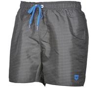 Arena Yarn Dyed Boxer Pantalones Cortos de Playa, Hombre, Negro/Blanco, S