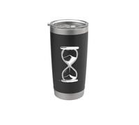 Arenas Fluidas Del Tiempo Reloj De Arena Urgencia Arena Vaso térmico de acero inoxidable de doble pared
