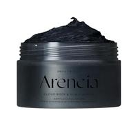ARENCIA- Exfoliante corporal y cuero cabelludo con sal marina Fresh Cloud de Arencia (negro): exfoliante, eliminador de imperfecciones para una piel suave y sedosa
