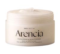 Arencia Fresh Cloud Exfoliante Corporal y Cuero Cabelludo, Té Blanco y Neroli - 260 g