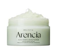 Arencia Fresh Cloud Sea Salt Cuerpo y cuero cabelludo (verde): borrador de protuberancia de la protuberancia para el cuidado de la piel coreano de pi