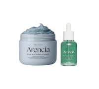 Arencia - Fresh Royal Blue Rice Mochi Cleanser - 120g & Holy Hyssop Serum 12 - 30ml Set
