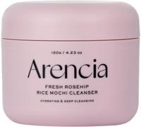 Arencia Limpiador facial de mochi de arroz con rosa mosqueta fresca 120g
