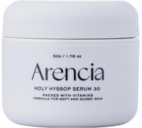 Glow Hyssop Overnight - Suero hidratante y antienvejecimiento para piel de cristal coreana de aspecto más joven, 30% vitamina A, C, E, 10% niacinamida, péptido