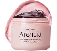 Arencia - Suero mascarilla facial Overnight Red Smoothie - Iluminante y calmante con colágeno rojo 30 %, niacinamida y vitamina E