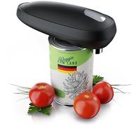 Arendo - Abrelatas eléctrico - Rotación automática de 360° - Apertura sin bordes afilados - Para todos los tamaños de latas - Abrelatas eléctrico - También para personas mayores