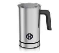 Arendo - Espumador de leche eléctrico 4 en 1 - Carcasa de doble pared - 4 programas - Espuma caliente y fría - Espuma cremosa y firme - 150-300 ml - Revestimiento antiadherente - Cappuccino Latte