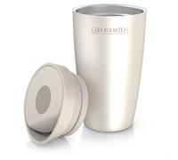 arendo Taza de Cafe para llevar, Termo de Cafe 350 ml, Termo Café Hermético 304 Acero Inoxidable, Vaso Termico Cafe 100% a Prueba de Fugas, Apertura para Beber con Botón de Presión/Cierre