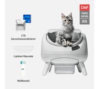 Arenero autolimpiable CATLINK Open-X (Blanco)
