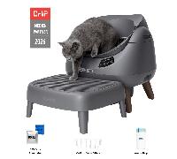 Arenero autolimpiable CATLINK Open-X C - Open-X (Gris) con escalones