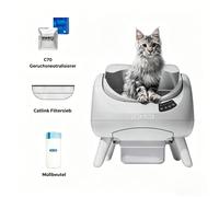 Arenero autolimpiable CATLINK Open-X C - Open-X Lite (Gris claro)