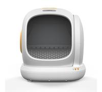 Arenero autolimpiante para gatos, ultra grande, 57,6 l, arenero inteligente automático con ideal para múltiples gatos, aislamiento de olores y control APP (UBPet-C20)