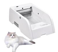 Arenero Automático 5 L para Gatos - Autolimpieza con App, Control de Olor, Luz UV, Doble Sensor de Seguridad y Base Antifugas, Ideal para Gatos Grandes y Multi-Gato