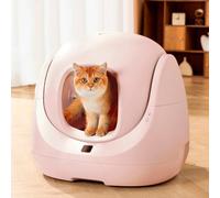 Arenero automático inteligente BayMax para gatos - CatLink - Color del Producto: Rosa claro