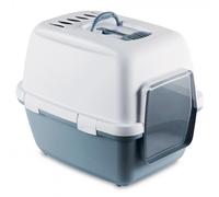 Arenero Cathy Comfort para gatos - Stefanplast - Color: Azul claro