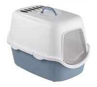 Arenero CATHY con filtro para gatos - Stefanplast - Color: Azul claro