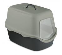 Arenero Cathy Green Line para gatos - Stefanplast - Color del Producto: Verde seco
