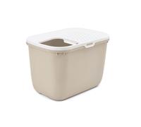 arenero Gato - Savic Hop In - Beige - Entrada Superior - antiproyección - diseño contemporáneo - 58,5x39x39,5 cm