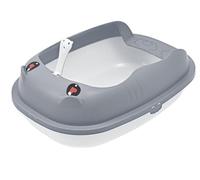 Arenero Gatos Caja Arena Gato Caja De Arena Para Gatos Con Pala Para Arena, Inodoro Para Gatos Antisalpicaduras, Extraíble, Fácil De Instalar Y Fácil De Limpiar Caixa De Areia Para Gatos(Grey,38x29x14