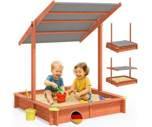 Arenero infantil Sami 120x120cm con techo Protección UV 50+