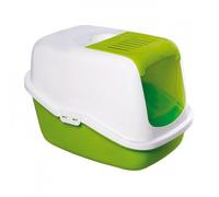 Arenero Nestor con filtro y puerta para gatos - Savic - Color del Producto: Verde lima