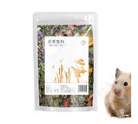 Arenero para animales domésticos pequeños - Arenero para animales domésticos que absorbe el control natural de los olores, arena de papel natural marrón, relleno natural con flores secas | Mater