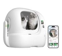 Arenero para Gatos Autolimpiable PetKit PuroBot Max Pro 2/ 76L/ Control desde APP/ Blanco