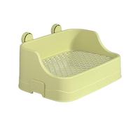 Arenero Para Gatos - Bandeja Sanitaria | Arenero Con Tapa | Arenero Tipo Jaula De Gran Capacidad | Baño Portátil Para Gatos | Inodoro Reutilizable Con Capucha | Inodoro Cuadrado Con Hebilla Para Cobay