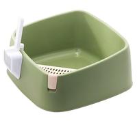 Arenero para Gatos Caja De Arena Abierta con Lados Altos, Inodoro Pequeño para Mascotas, Bandeja De Arena De Viaje para Gatitos Y Gatos Finos Productos para Mascotas(Grün)