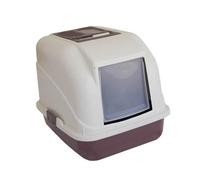 Arenero para gatos cerrado con filtro de carbono y paleta recogedora m