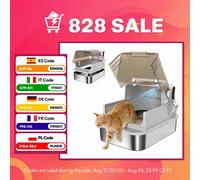 PawHut Arenero para Gatos Gris