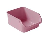 Arenero para Gatos Inodoro para Gatitos, Suministros para Mascotas, Caja De Arena Portátil Antisalpicaduras De Cara Alta, Inodoro para Gatos Productos para Mascotas(Pink)