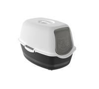 Rotho My Pet Bailey Eco Toilet Arenero para Gatos Negro y Blanco