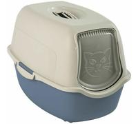 Arenero para Gatos Rotho My Pet BAILEY Azul/Blanco Plástico reciclado