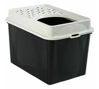 Arenero para Gatos Rotho My Pet Berty 57 x 40 x 33 cm Blanco/Negro
