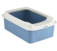 Arenero para Gatos Rotho My Pet Bonnie Eco 56 x 17 x 40 cm Azul/Blanco