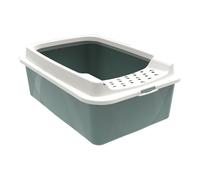 Arenero para Gatos Rotho My Pet Bonnie Eco 56 x 17 x 40 cm Blanco/Verde