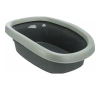 Arenero para gatos Trixie Carlo Be Eco abierto 38x17x58 cm verde y gris