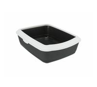 Arenero para Gatos Trixie Classic Blanco Gris oscuro Plástico 37 × 15 × 47 cm