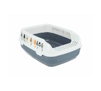 Trixie Arenero para gato Delio con borde 38 × 20 × 50 cm Gris