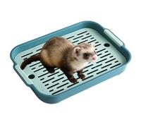 Arenero para Mascotas Pequeñas Inodoro Antideslizante Desmontable Y | De De Mascotas Pequeñas Para Conejos Enanos, Hurones, Erizos, Ardillas, Chinchillas Y Hámsteres