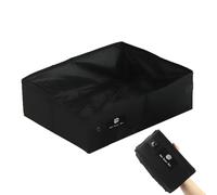 Arenero plegable para gatos, inodoro de viaje impermeable que se puede embalar: pida una caja de para gatos, accesorios plegables para mascotas para estancias en hoteles, viajes por carretera y