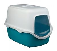 Arenero VICO con puerta para gatos - Color: Turquesa azul
