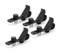 Arenga de micrófono de tambor de 4 paquetes, montajes de abrazaderas de micrograma de tambor a prueba de choque Suministro de instrumentos musicales SETIS